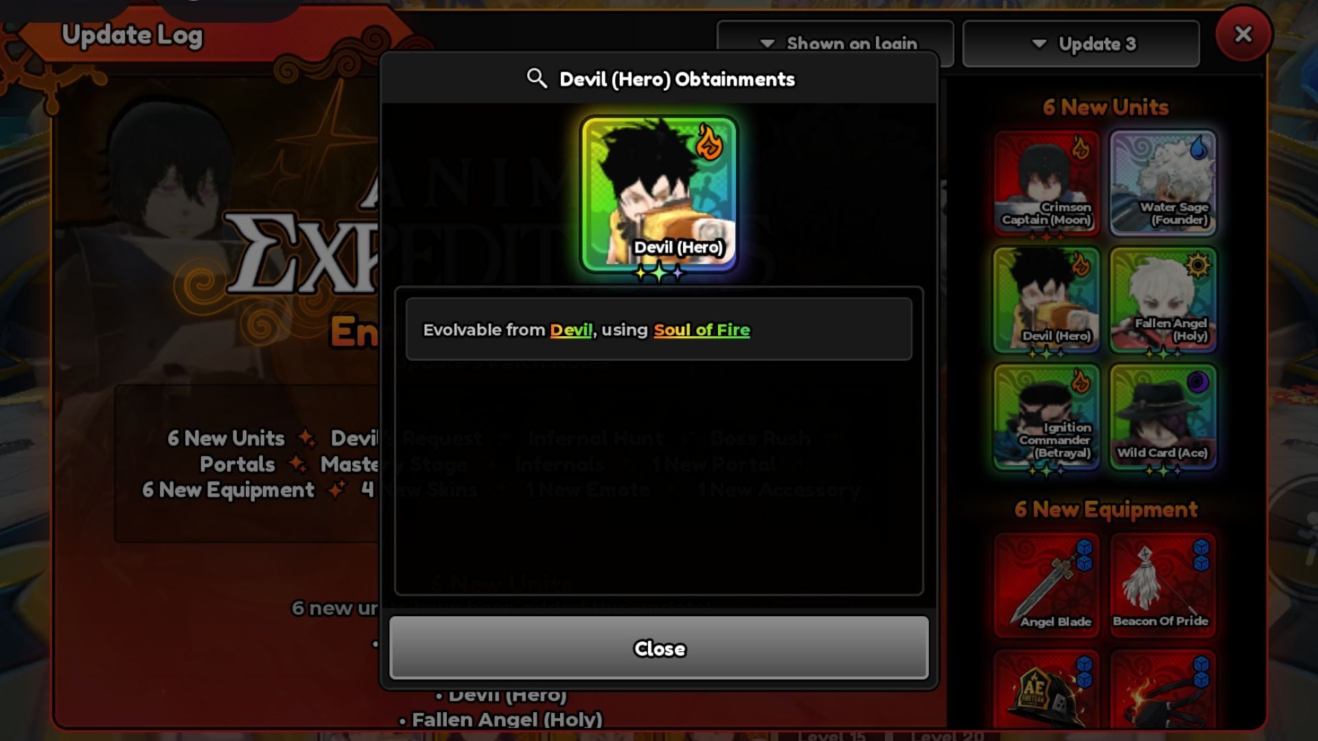 Methods to obtain Devil (Image via Roblox)