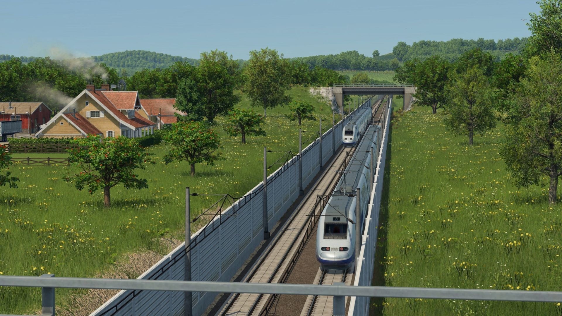 Locomotives in Transport Fever 3 (Image via Urban Games)