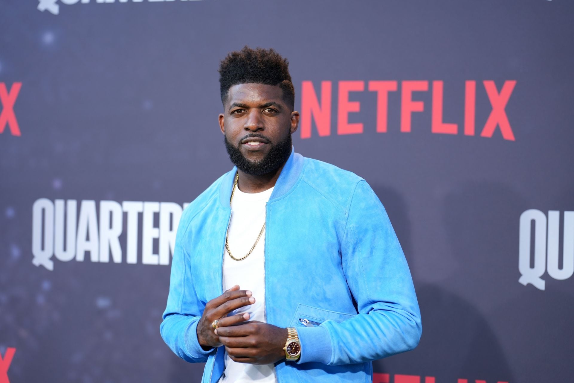 Emmanuel Acho goes off about the difference between Rob Gronkowski posing unclothed and Sydney Sweeney "selling her body"