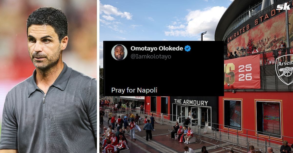 "Big call from Mikel Arteta", "Pray for Napoli" - Fans react as Arsenal star included in XI for UCL matchday 1 clash