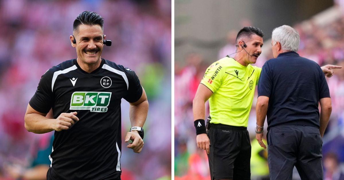 Referee Ortiz Arias allegedly leaves stadium with smile on his face after red card controversy in Real Madrid loss to Atletico as video emerges