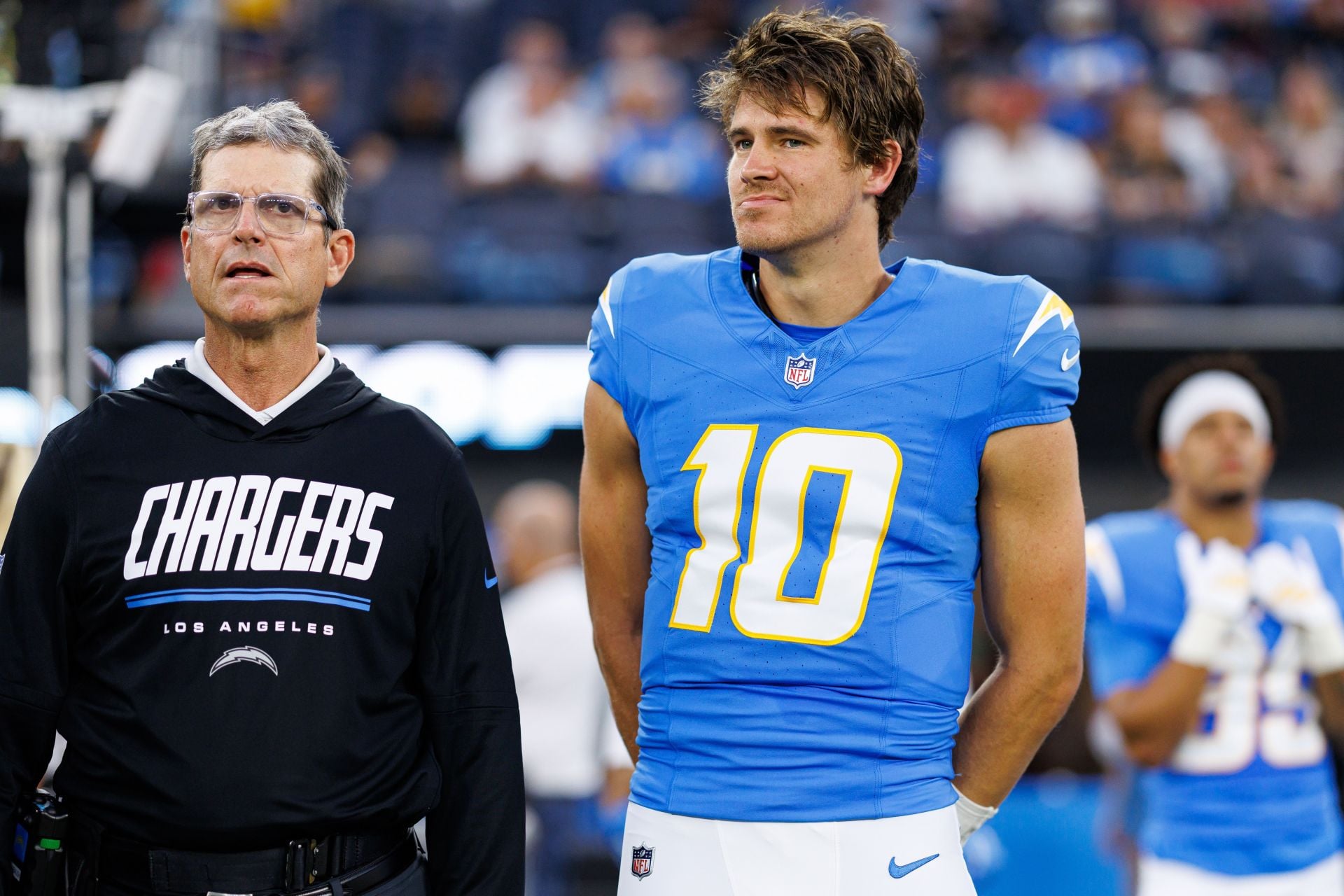 "Jim Harbaugh ruined this kid's career": NFL insider doesn't hold back on Justin Herbert's post-game interview demeanour after Chargers loss