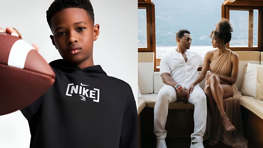 Russell Wilson's stepson Future drops wild reaction as Ciara reveals pregnancy No. 5 to couple's kids: WATCH