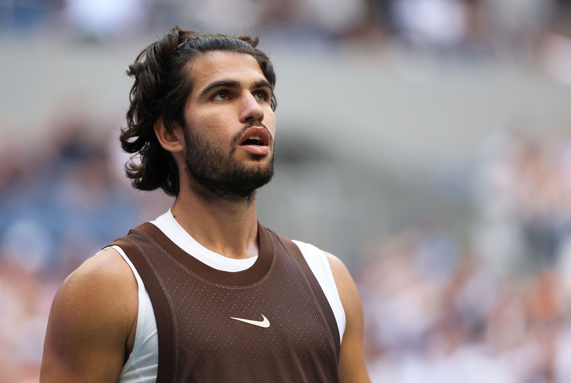 "Sick of women objectifying men" - Fans call out 'double standards' after Carlos Alcaraz gets leered at by women in US Open crowd