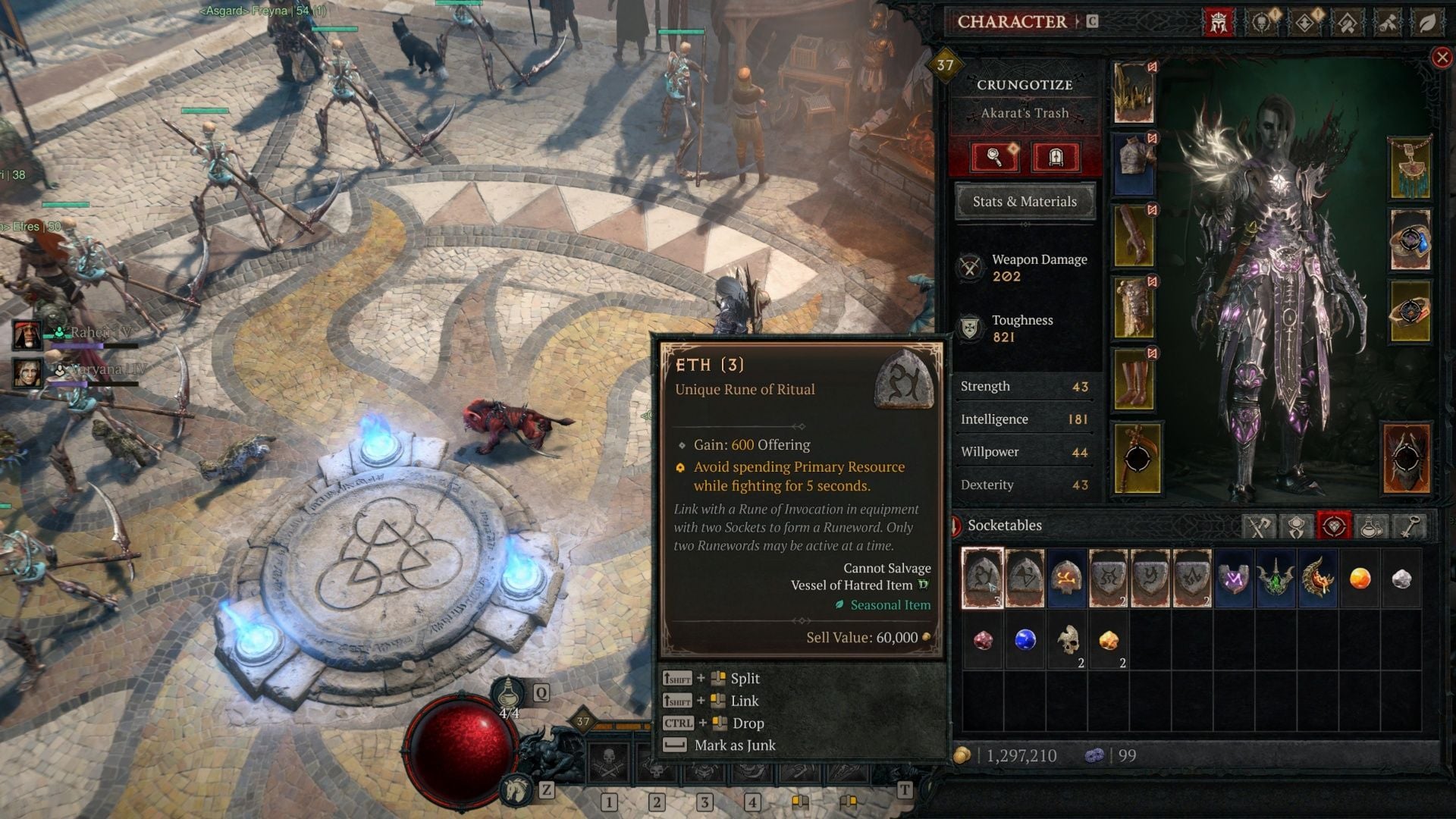 All new Runewords in Diablo 4 Season 15 (list in progress)