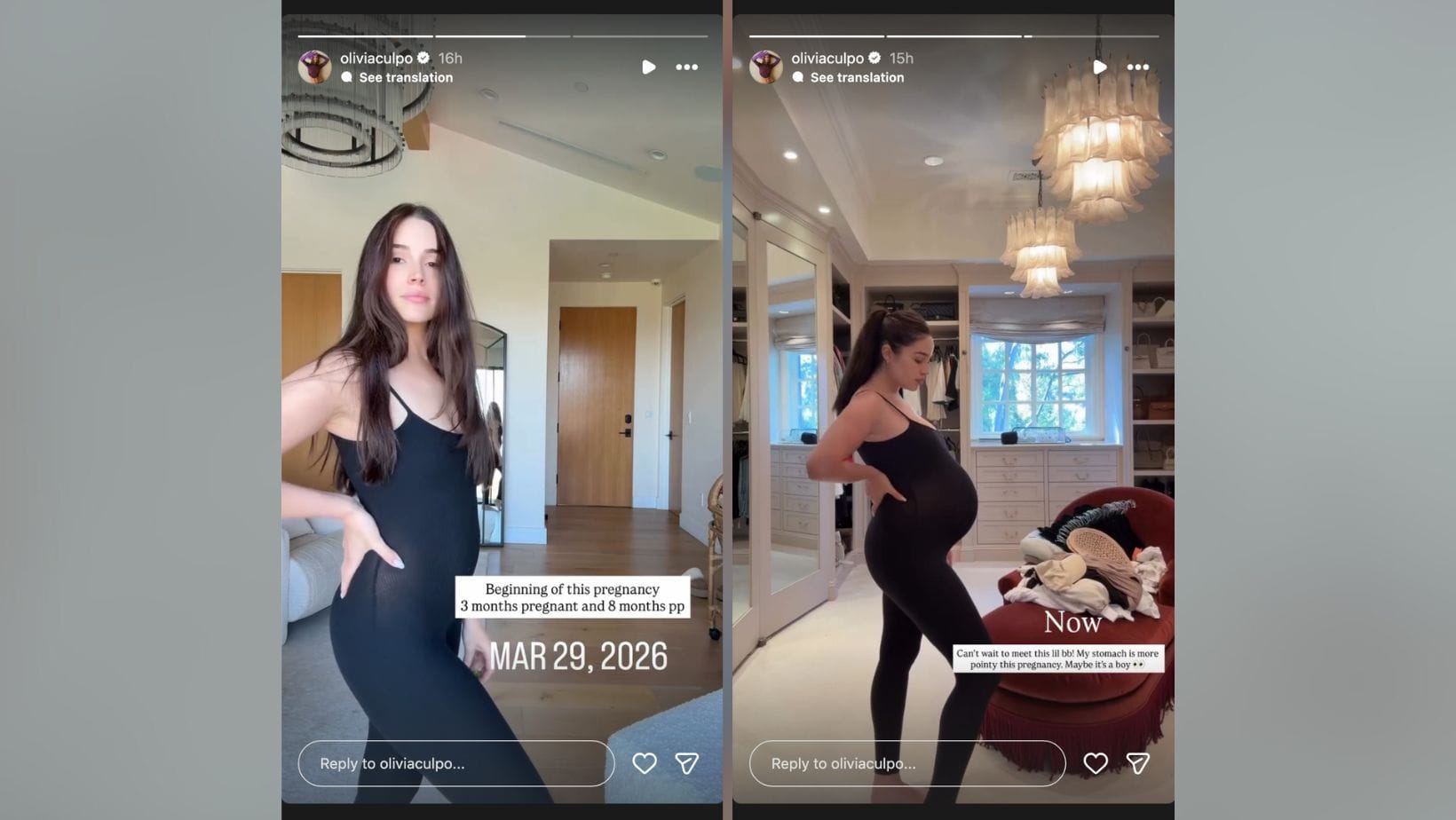 Christian McCaffrey's wife Olivia Culpo guessed baby’s gender (Image Credit: IG/@oliviaculpo)