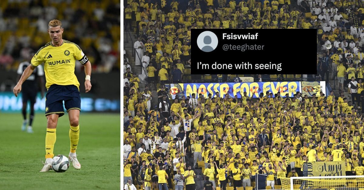 “I’m done” - Al-Nassr fans frustrated with forward starting alongside Cristiano Ronaldo in line-up vs Al-Khaleej