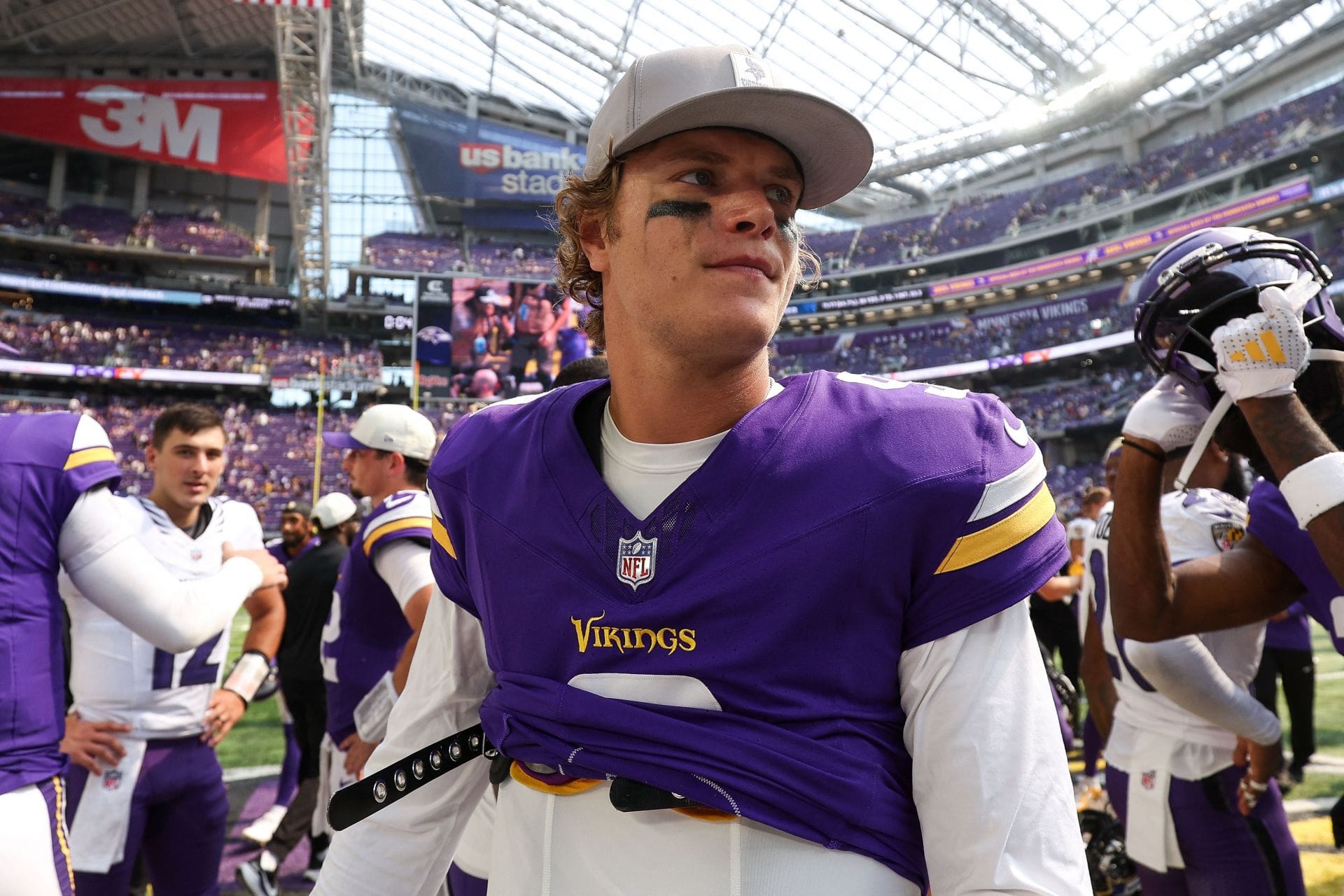 "Unreal fall off" "we know KOC hates JJ": NFL fans react as J.J. McCarthy gets named Vikings' QB3 behind Kyler Murray and Carson Wentz