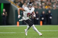 Drake London is one of the most dynamic receivers in the league, but he has still not played a playoff game - Source: Imagn