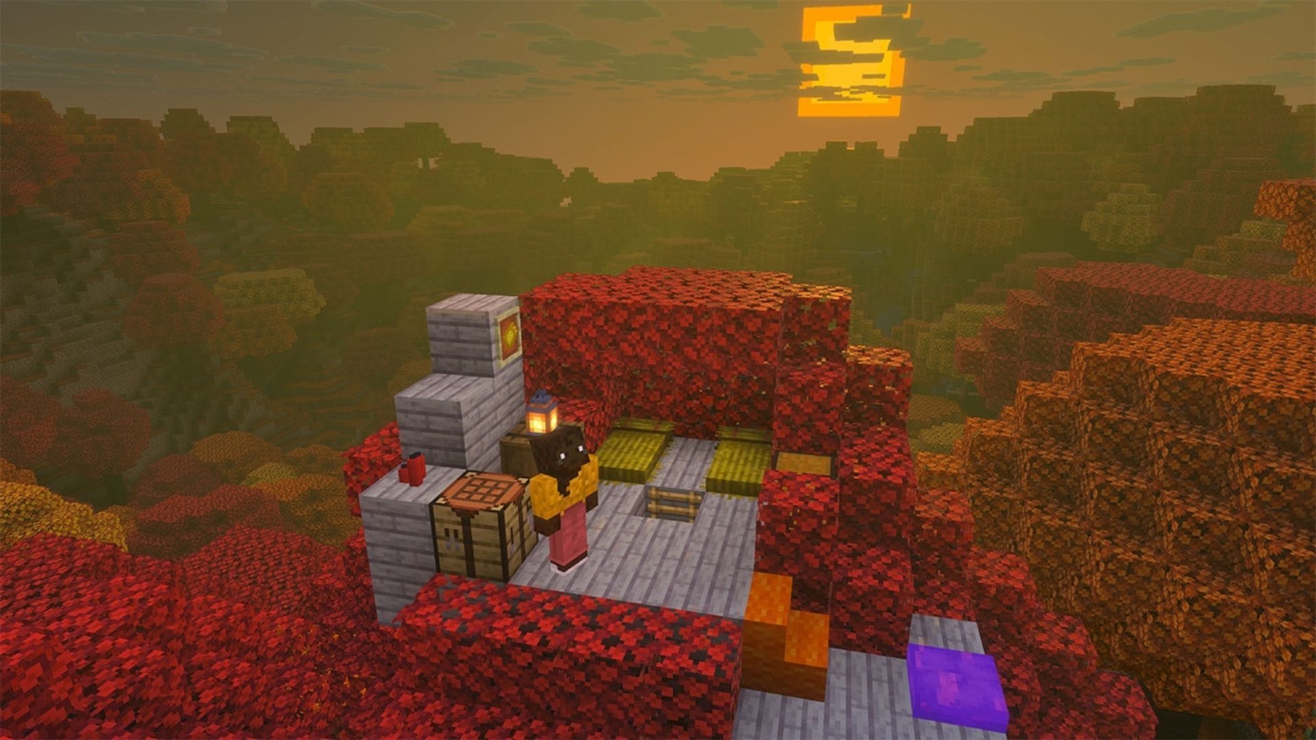 The poplar wood set is a new wood type (Image via Mojang Studios)