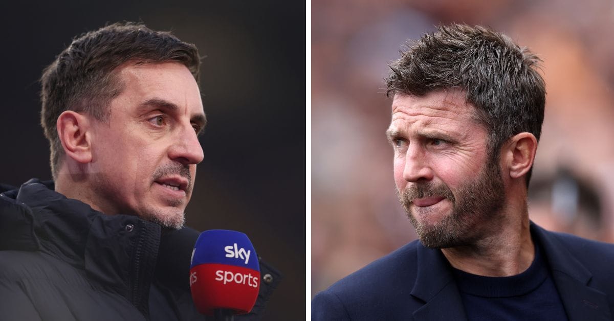 "It was obvious it wasn't quite working" - Gary Neville highlights problem with Carrick's decision in Manchester United loss to Man City