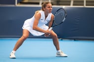 Maja Chwalinska of Poland during the Cincinnati Open 2026 in Mason, Ohio (Photo by Getty Images)