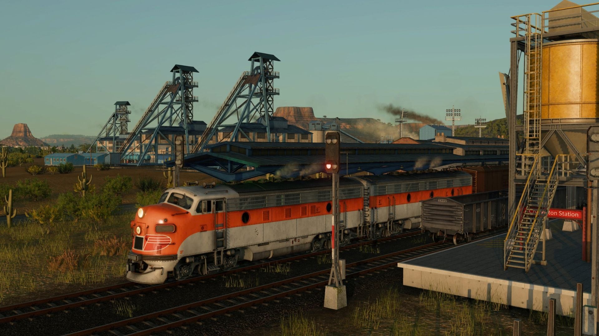 Train wagons in Transport Fever 3 (Image via Urban Games)
