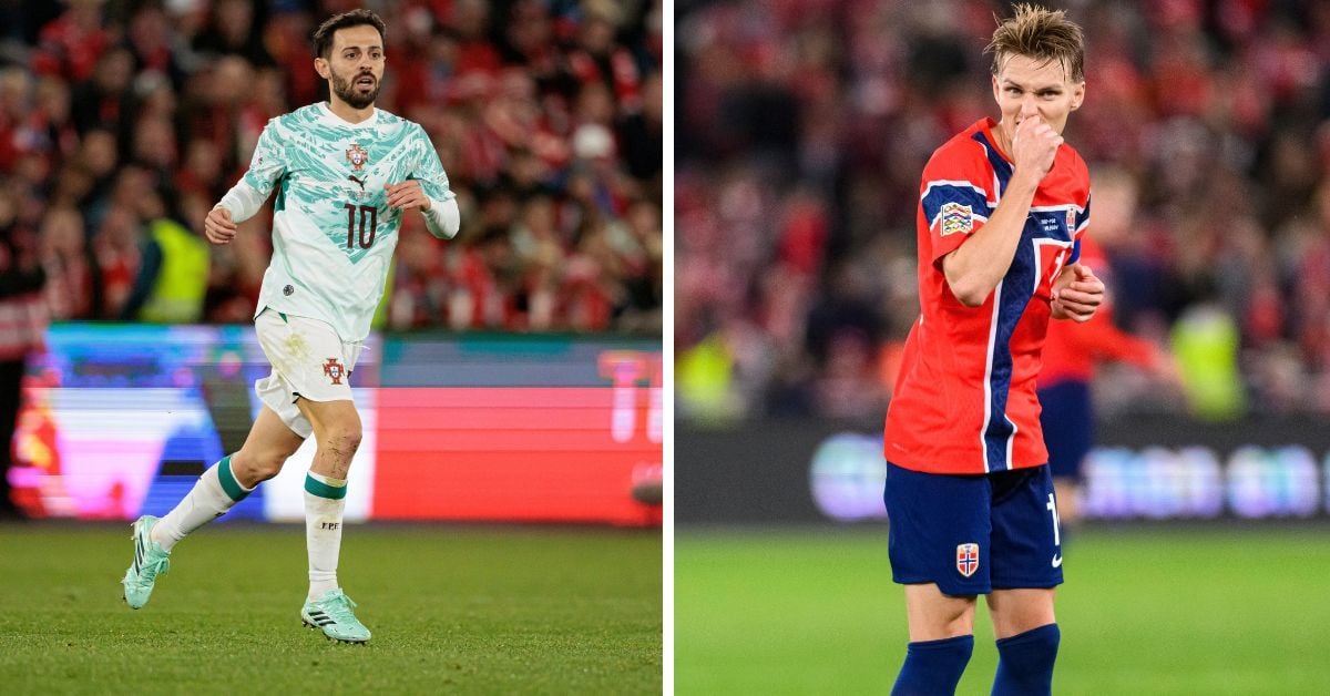 Bernardo Silva responds with 4-word message after horror tackle on Arsenal captain Odegaard sparks red card debate
