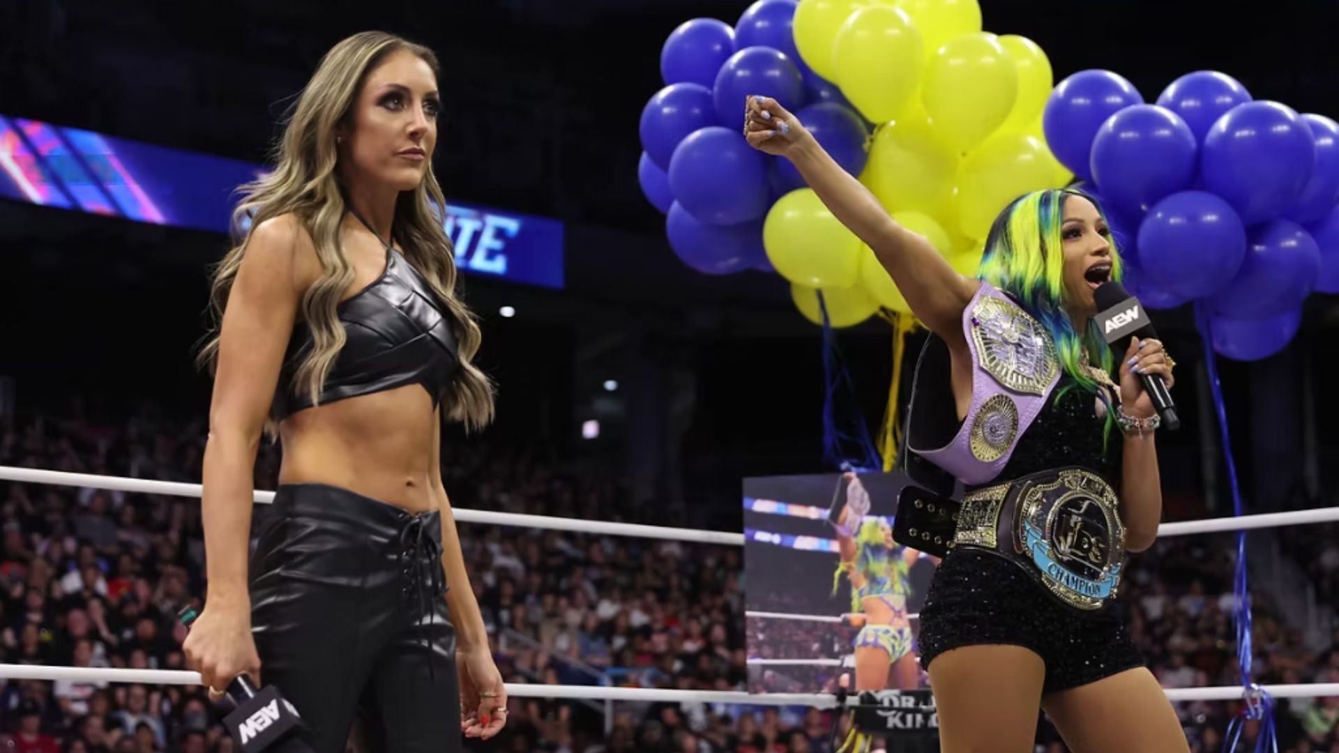 Britt Baker sends a message to Mercedes Mone amid speculation of real-life tension between the two