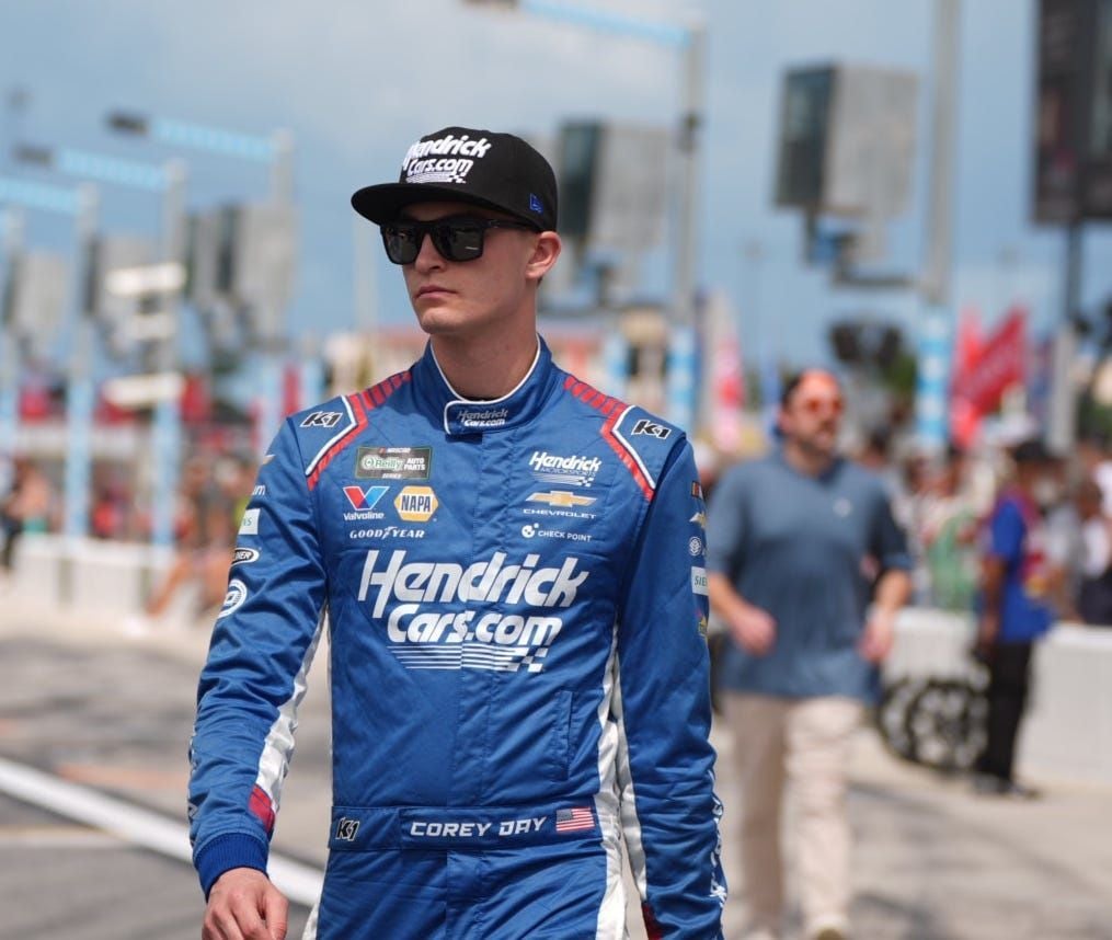 Hendrick Motorsports has a clear message for Corey Day after chaotic William Sawalich fallout at Gateway: “He owned it”