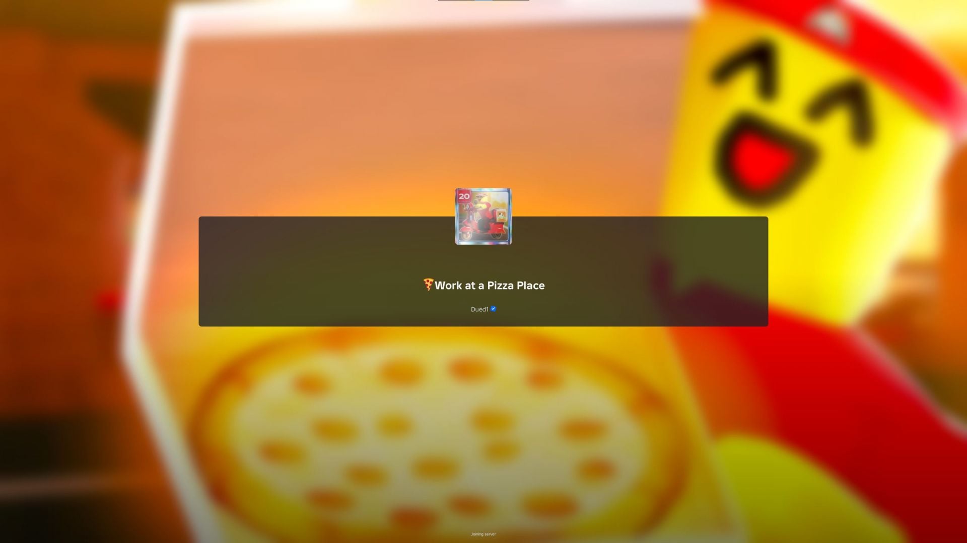 Work at a Pizza Place The Hunt: Roblox 20 guide