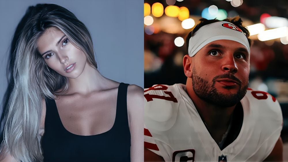 Nick Bosa’s GF Ella Ailiff turns heads in ribbed tank top x denim look for 49ers’ 35-13 win vs. Dolphins
