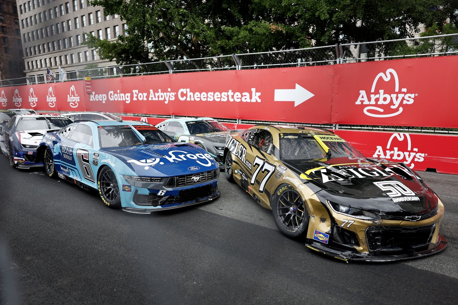 “Got his payback”: Fans react to Brad Keselowski spinning Carson Hocevar during Hollywood Casino 400 at Kansas Speedway