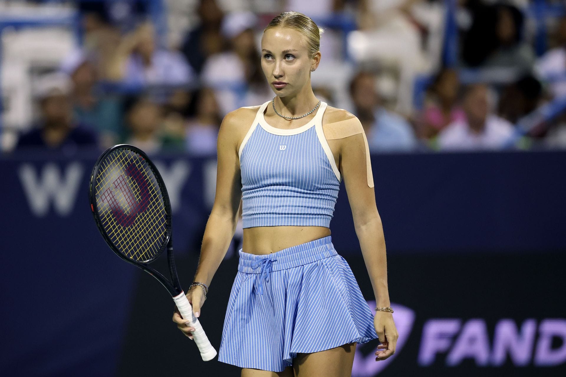"How disgusting"; "Evil" - Fans slam Anastasia Potapova for allegedly mocking Amanda Anisimova after US Open upset