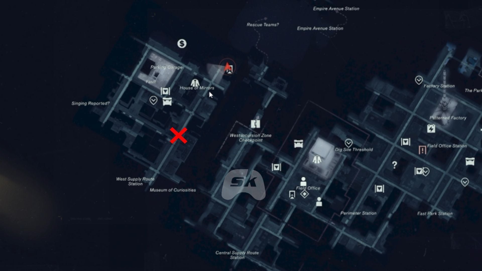 Find the hideout here (Image via SK Gaming || Remedy Entertainment)