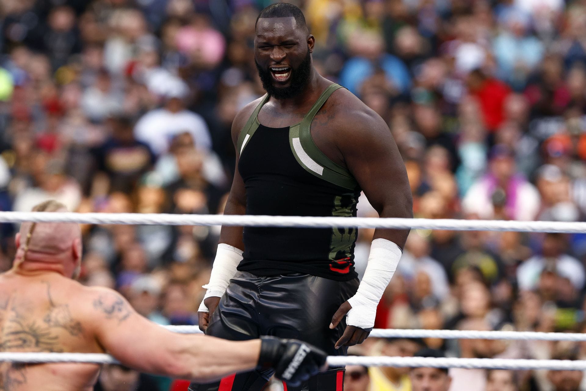 Omos wants to retire WWE Hall of Famer [Exclusive]