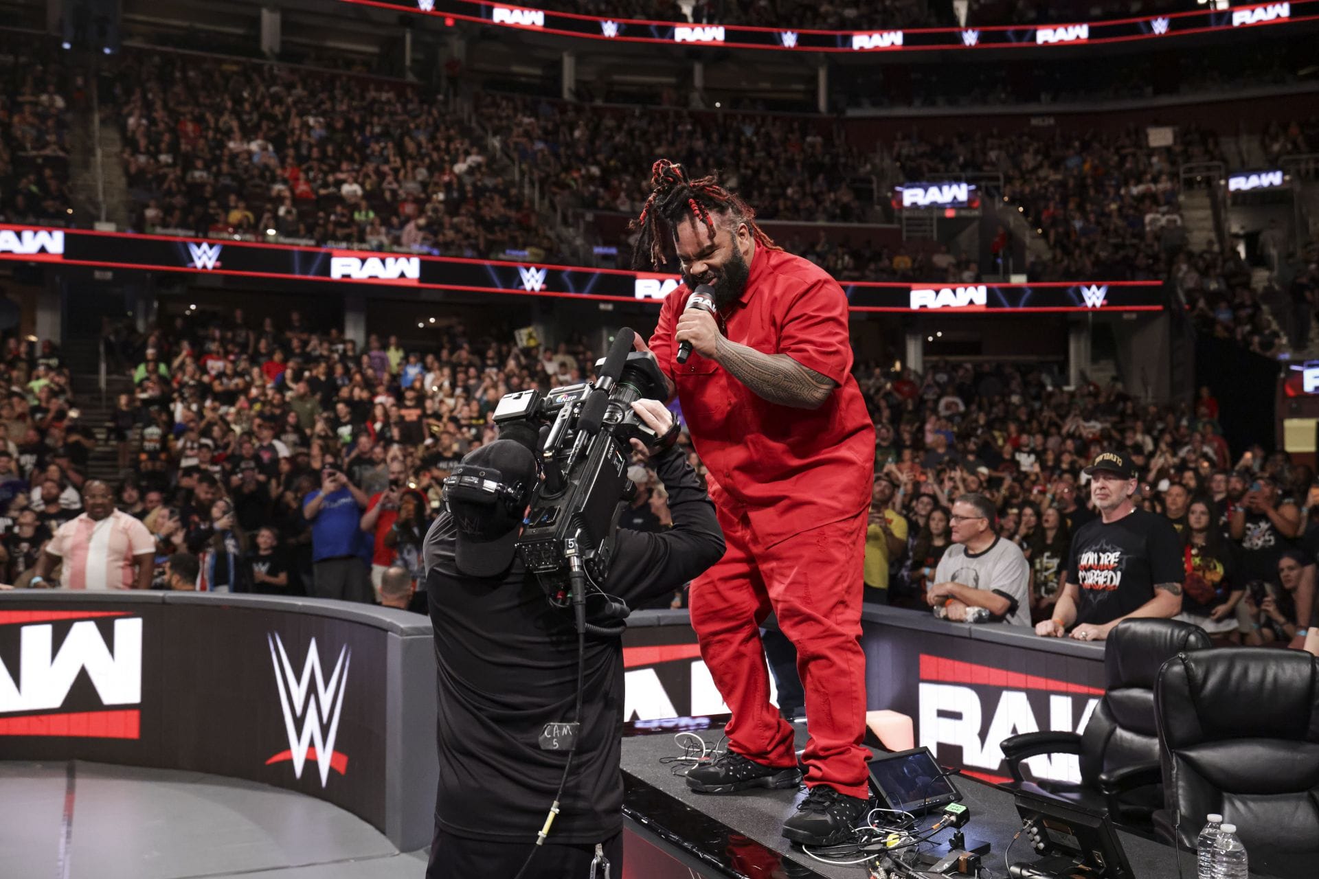 Jacob Fatu Interrupts Women's Match - Immediately Censored And Mic Cut Off