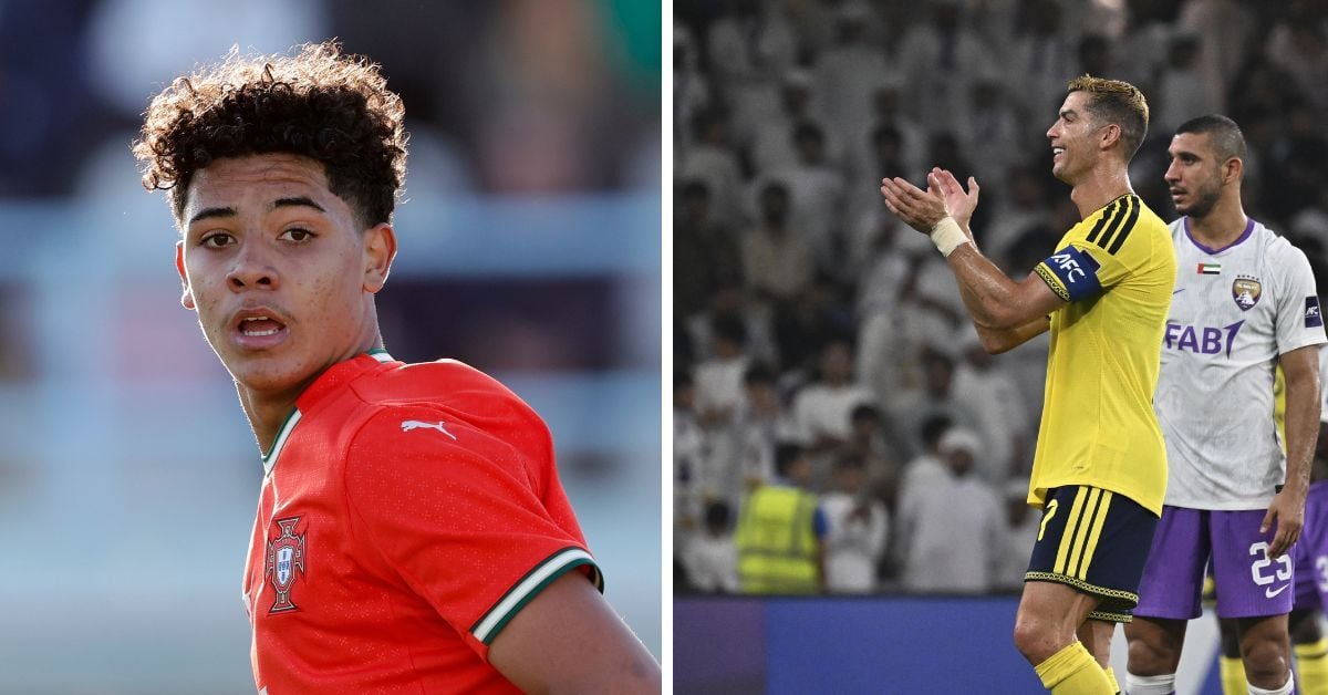 Cristiano Ronaldo reacts as his son scores brace for Al-Nassr youth team in 2-1 win over Al-Ahli