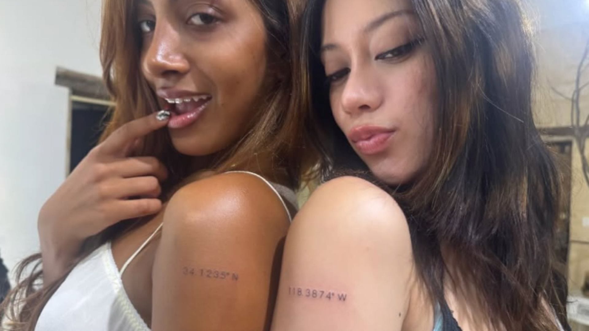 “Such a try-hard move": Netizens divided over KATSEYE Lara and Megan showing off matching coordinate tattoos
