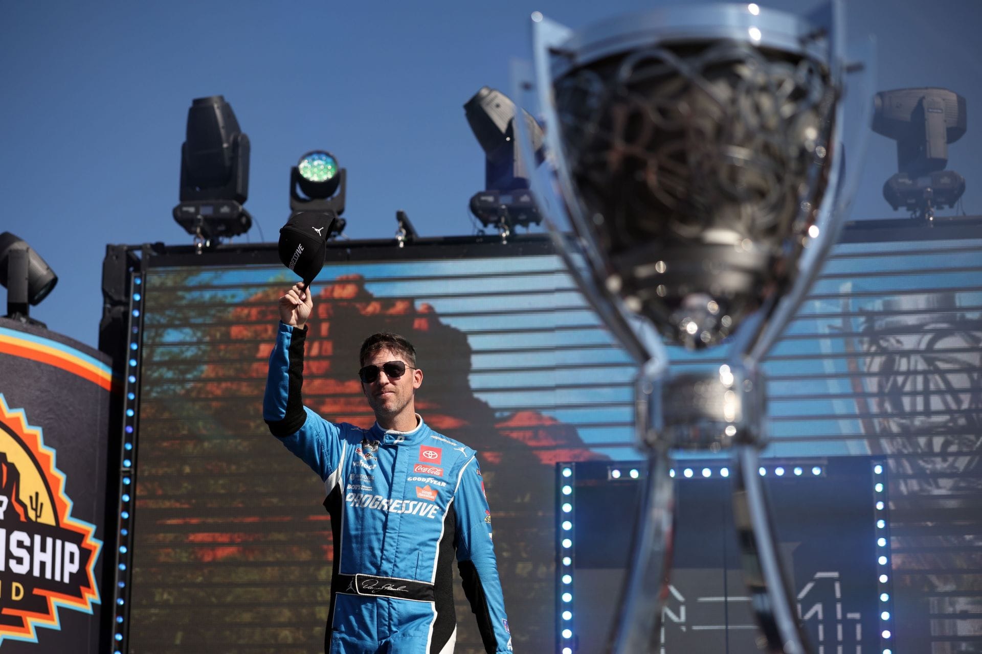 Denny Hamlin - NASCAR Cup Series Championship race. Source: Getty