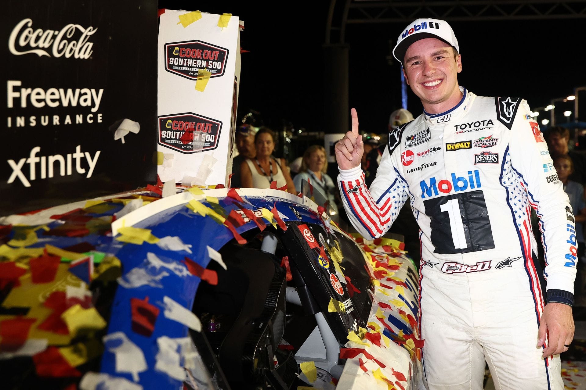Christopher Bell makes his feelings known after ending NASCAR winless streak with ‘ultimate notch in driver’s belt’ at Darlington