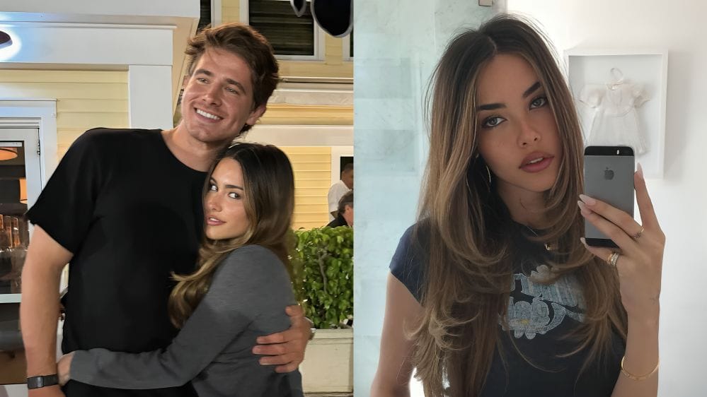 IN PIC: Justin Herbert’s fiancée Madison Beer rocks preppy striped sweater and white shorts as pop star enjoys downtime after her biggest tour
