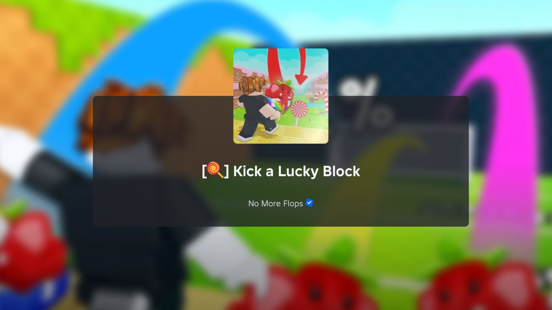 Kick a Lucky Block Candy and Fuse Machine update patch notes