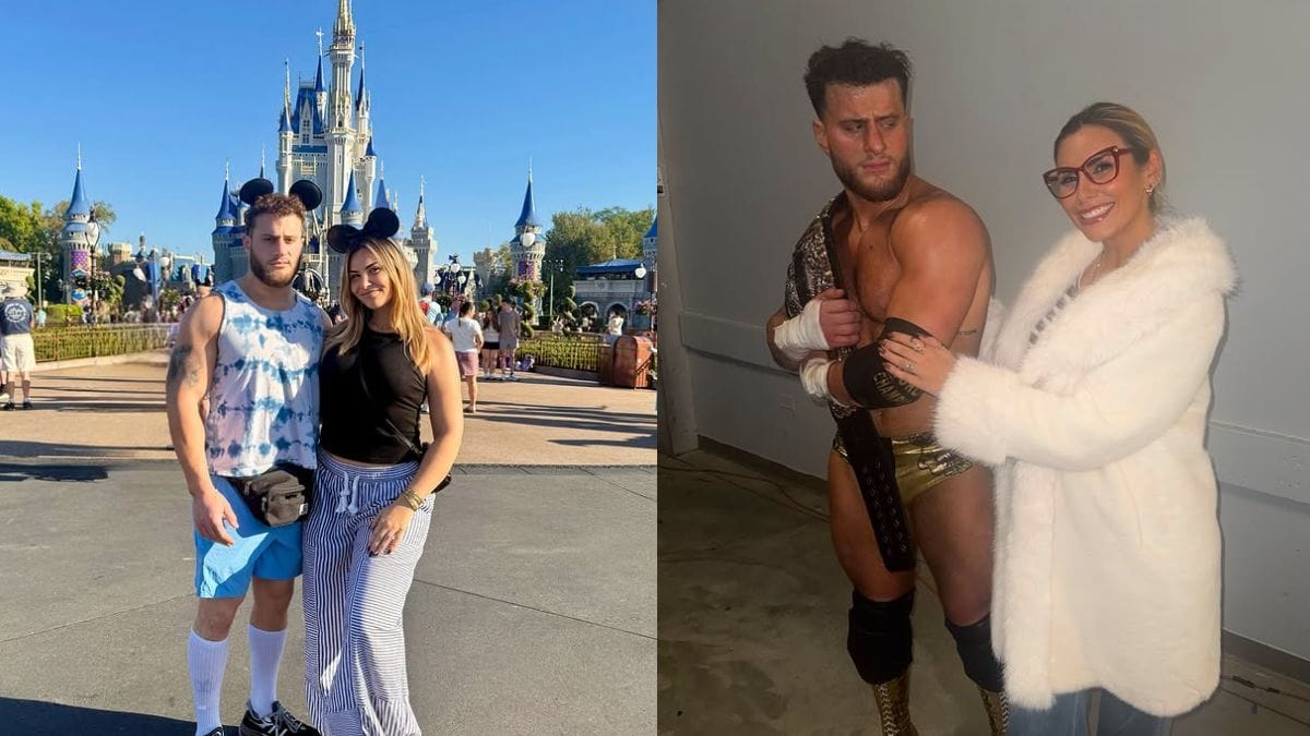 Congratulations to AEW star MJF and his wife Alicia Atout