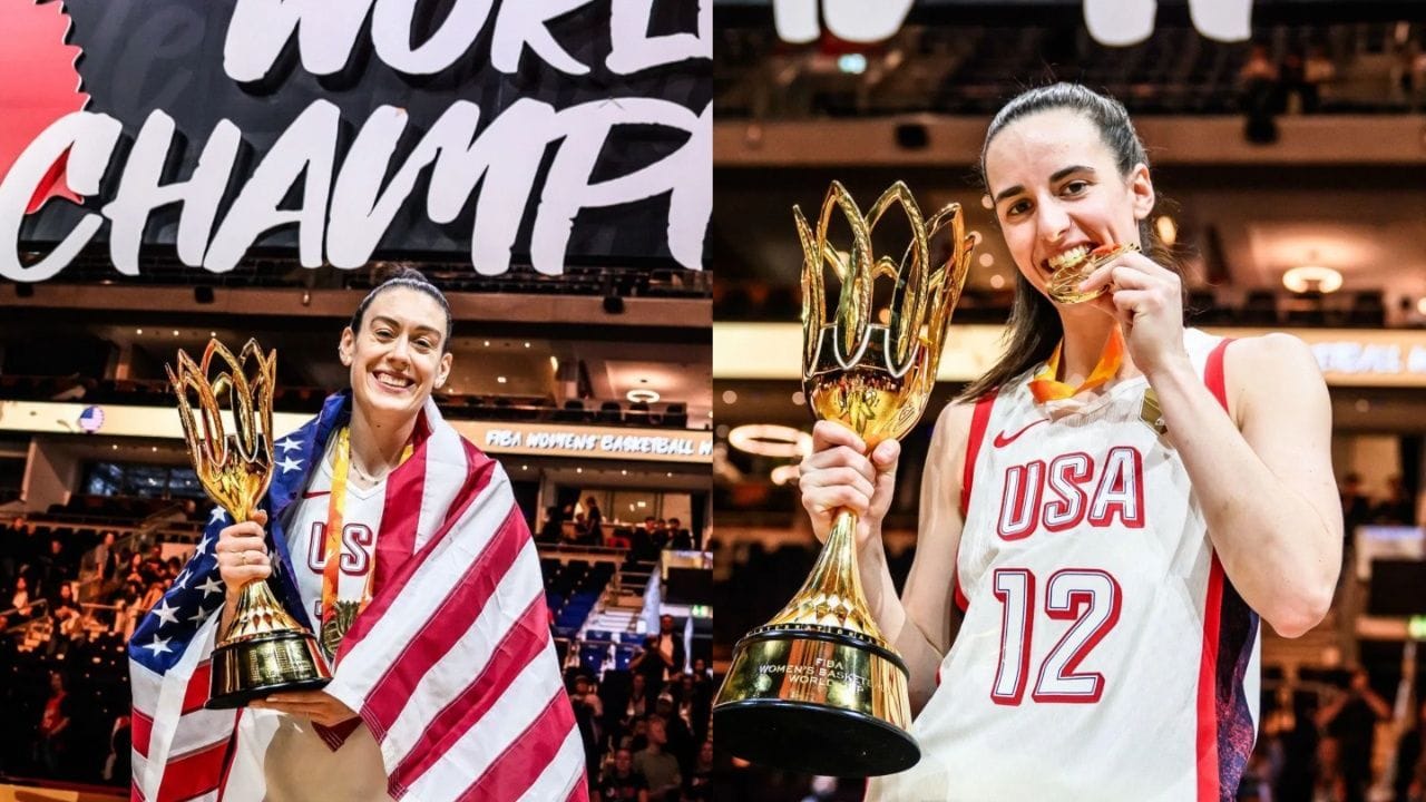 "Stewie to Indiana confirmed", "Caitlin can't take a serious picture" - Fans Lose It As Breanna Stewart Photobombs Caitlin Clark & Stephanie White Pic