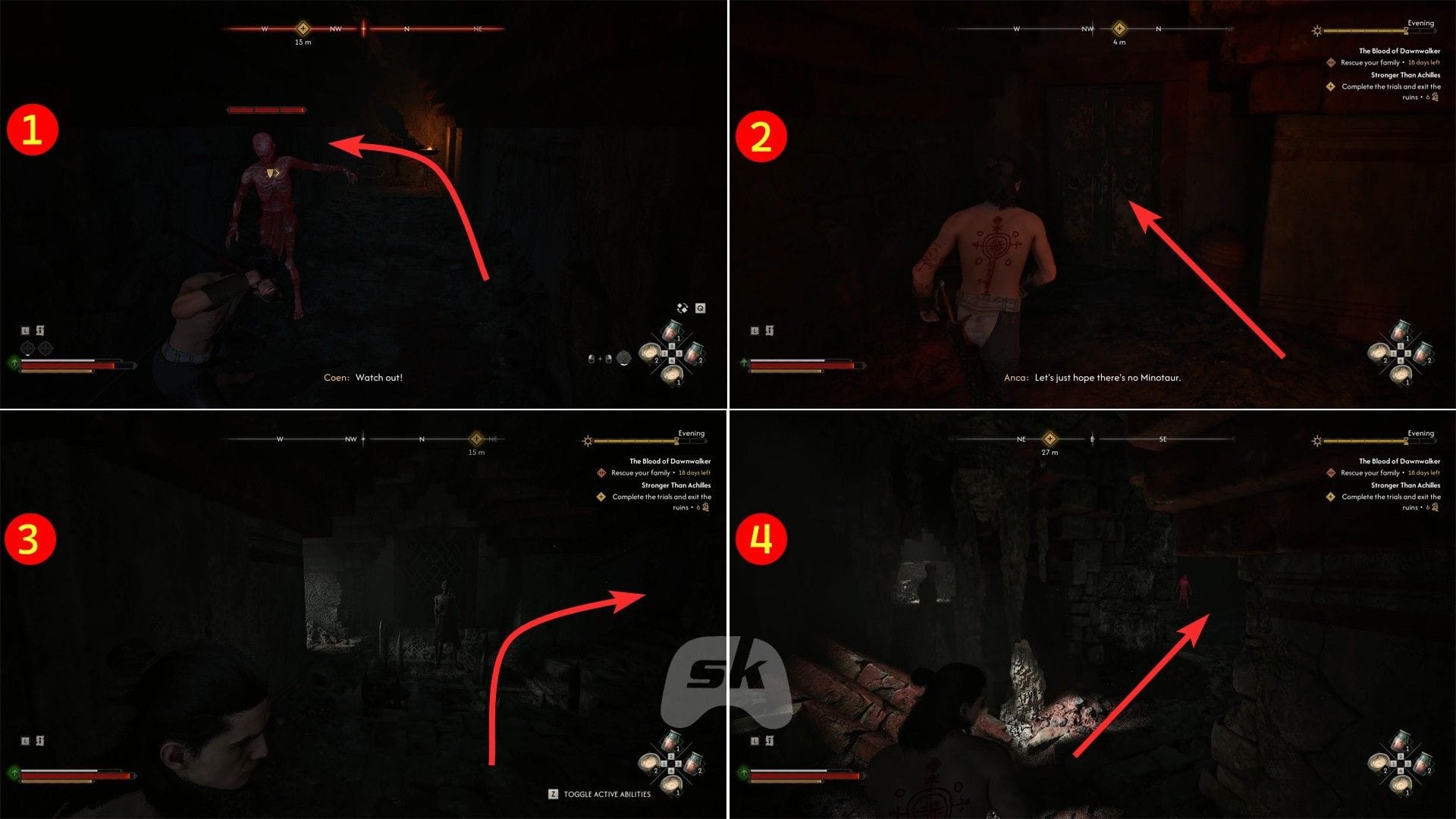 Kill the enemies along the way (Image via SK Gaming || Bandai Namco)