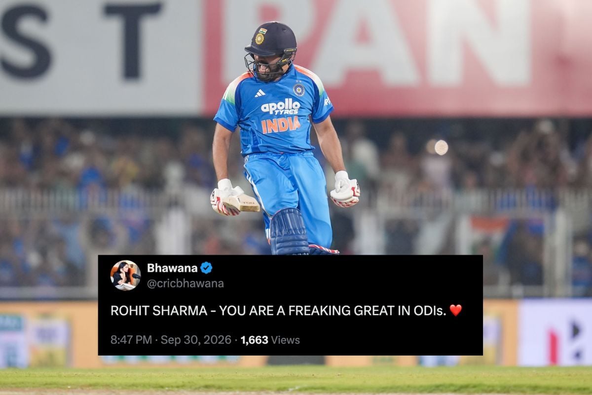 "Freaking great in ODIs" - Fans shower praise on Rohit Sharma after his 72-ball 100 in 2nd IND vs WI 2026 ODI