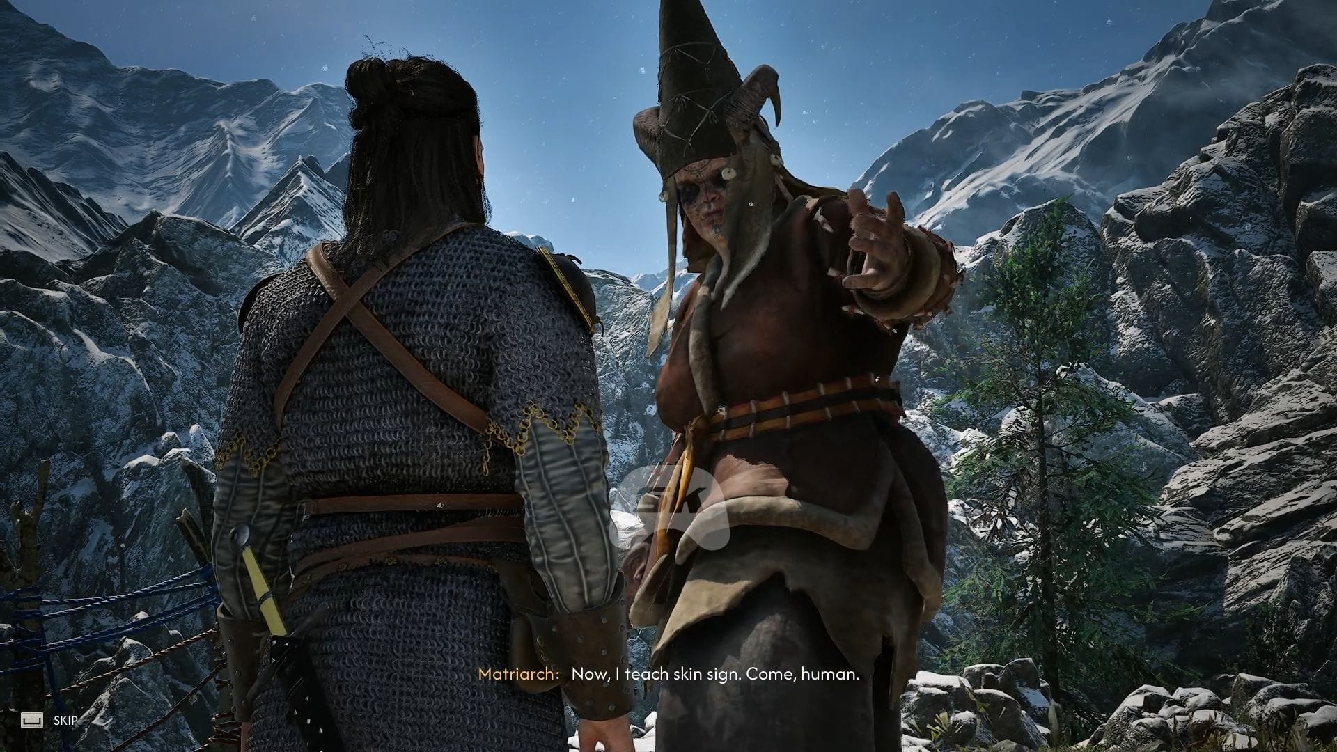 Talk to Uriash Matriarch to complete the quest (Image via SK Gaming || Bandai Namco)