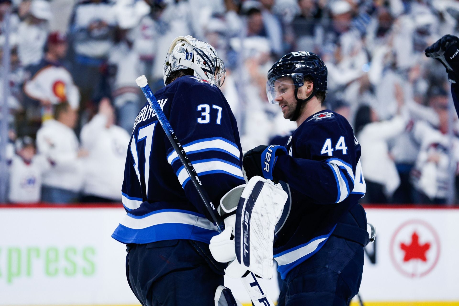 Connor Hellebuyck's Jets teammate of 11 years gutted by his trade request - "It (stinks) because he's such a good friend"