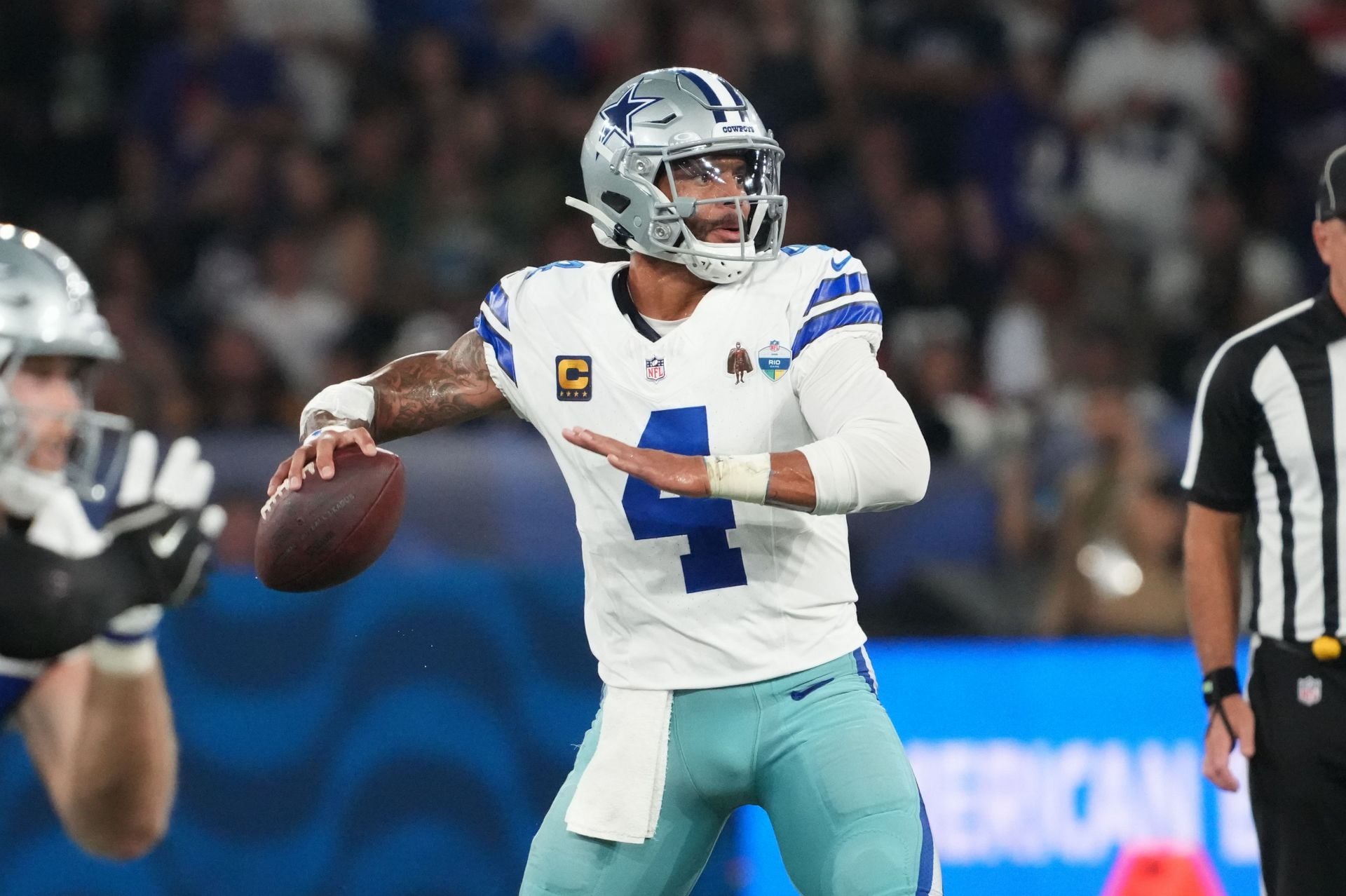 "Don't speak!": Stephen A. Smith shuts Michael Irvin up in fiery debate over Dak Prescott's egregious error in Cowboys' loss to Ravens