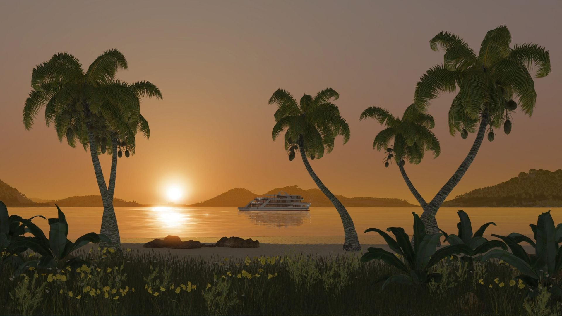 A ship in Transport Fever 3 (Image via Urban Games)