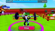 Train during the Training Frenzy event (Image via Roblox)
