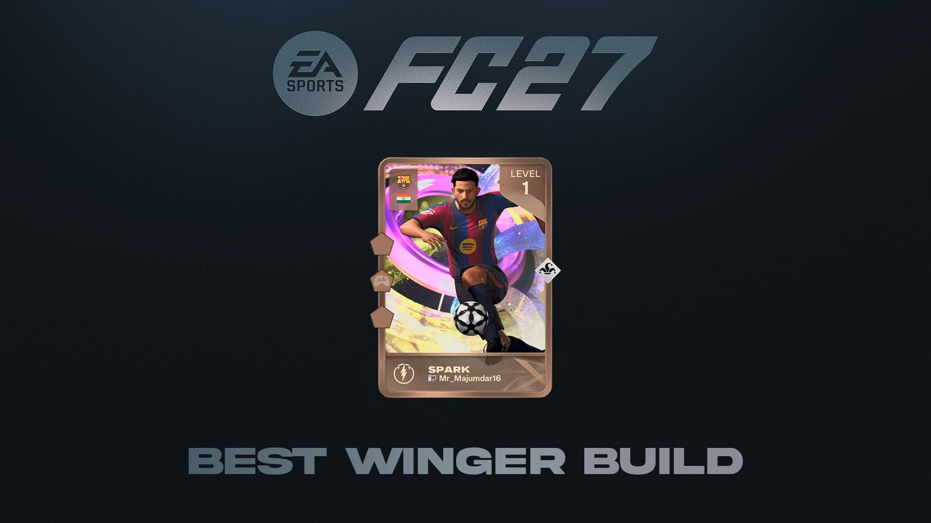 Best Winger (LW/RW) build for EA FC 27 Clubs and The Grounds