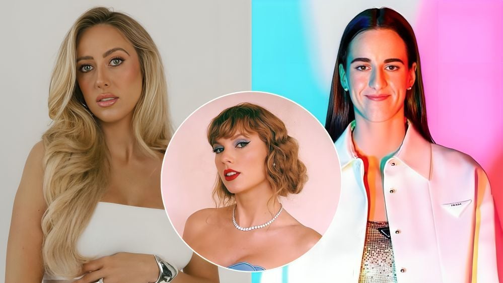 Patrick Mahomes' wife Brittany joins Caitlin Clark in promoting Taylor Swift's new 'The Life of a Showgirl' encore album
