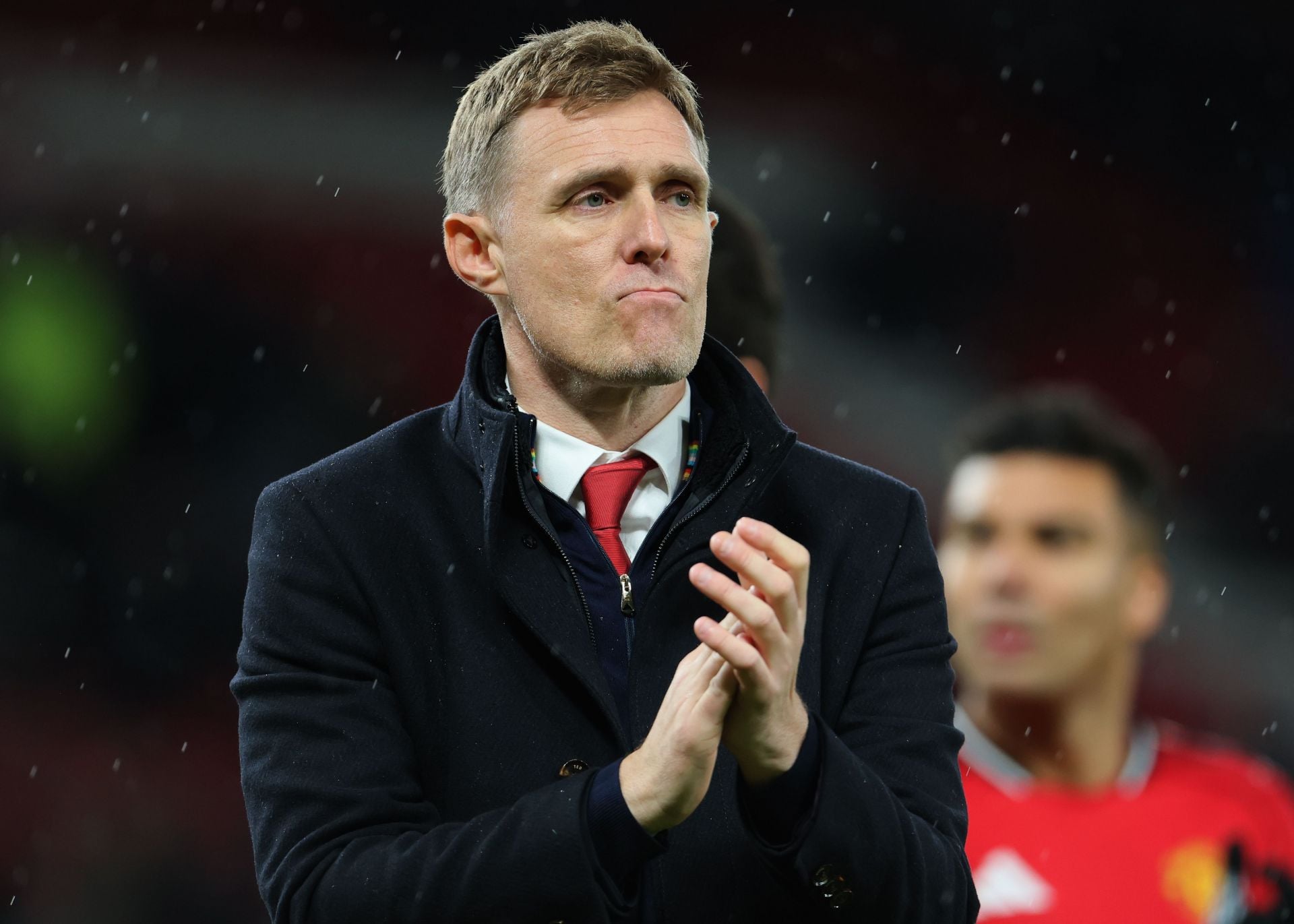 Darren Fletcher filmed quarrelling with fan at Old Trafford as he demands ‘respect’ towards players after Manchester United win vs Sabah