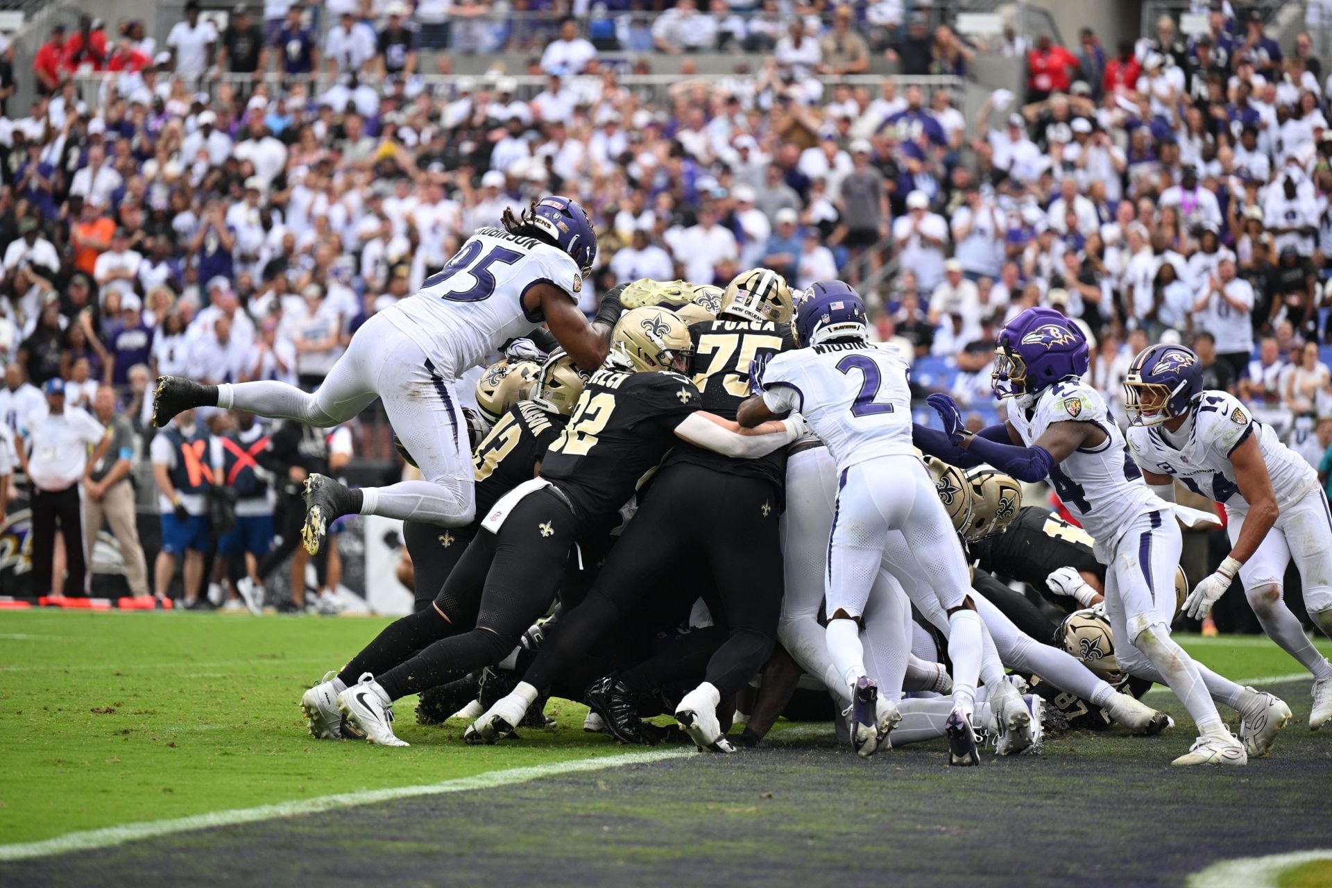 "Ravens got totally robbed and cheated": NFL fans rip referees of "rigging" after controversial officiating leading to Saints win