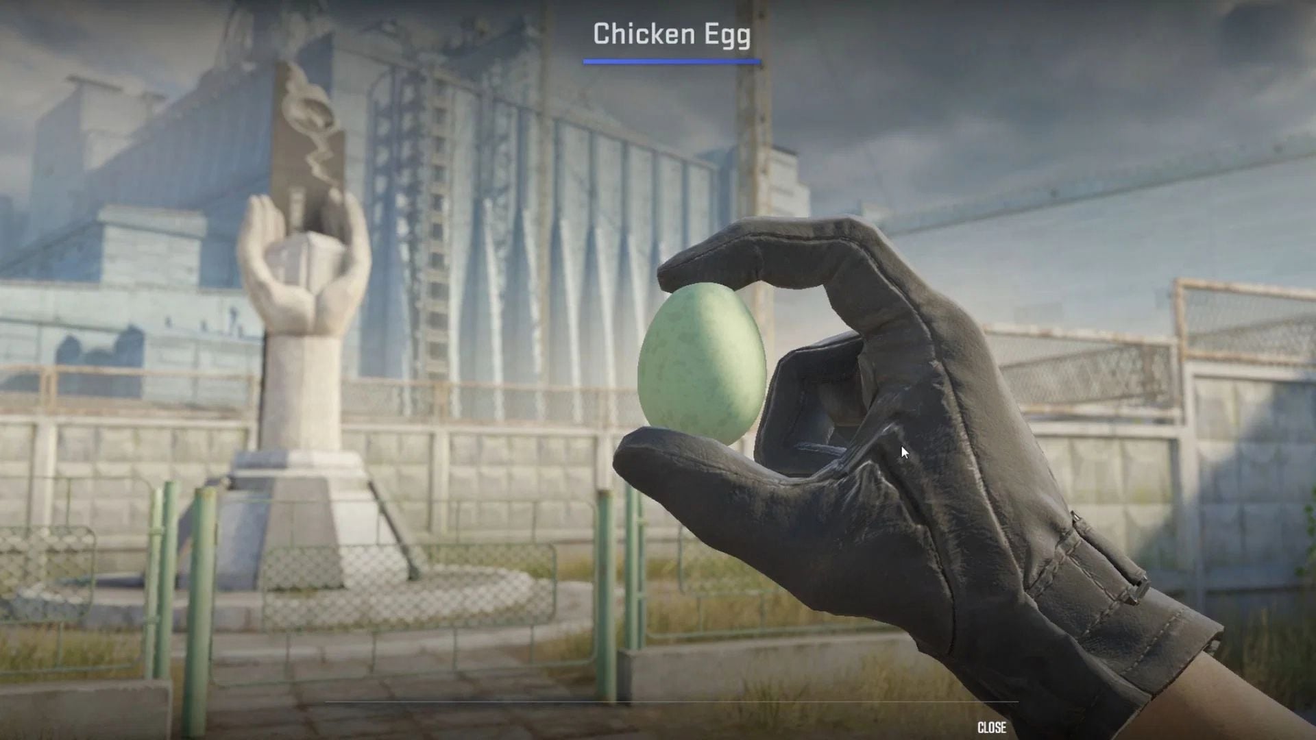 A chicken egg in CS2 (Image via Valve Corporation)