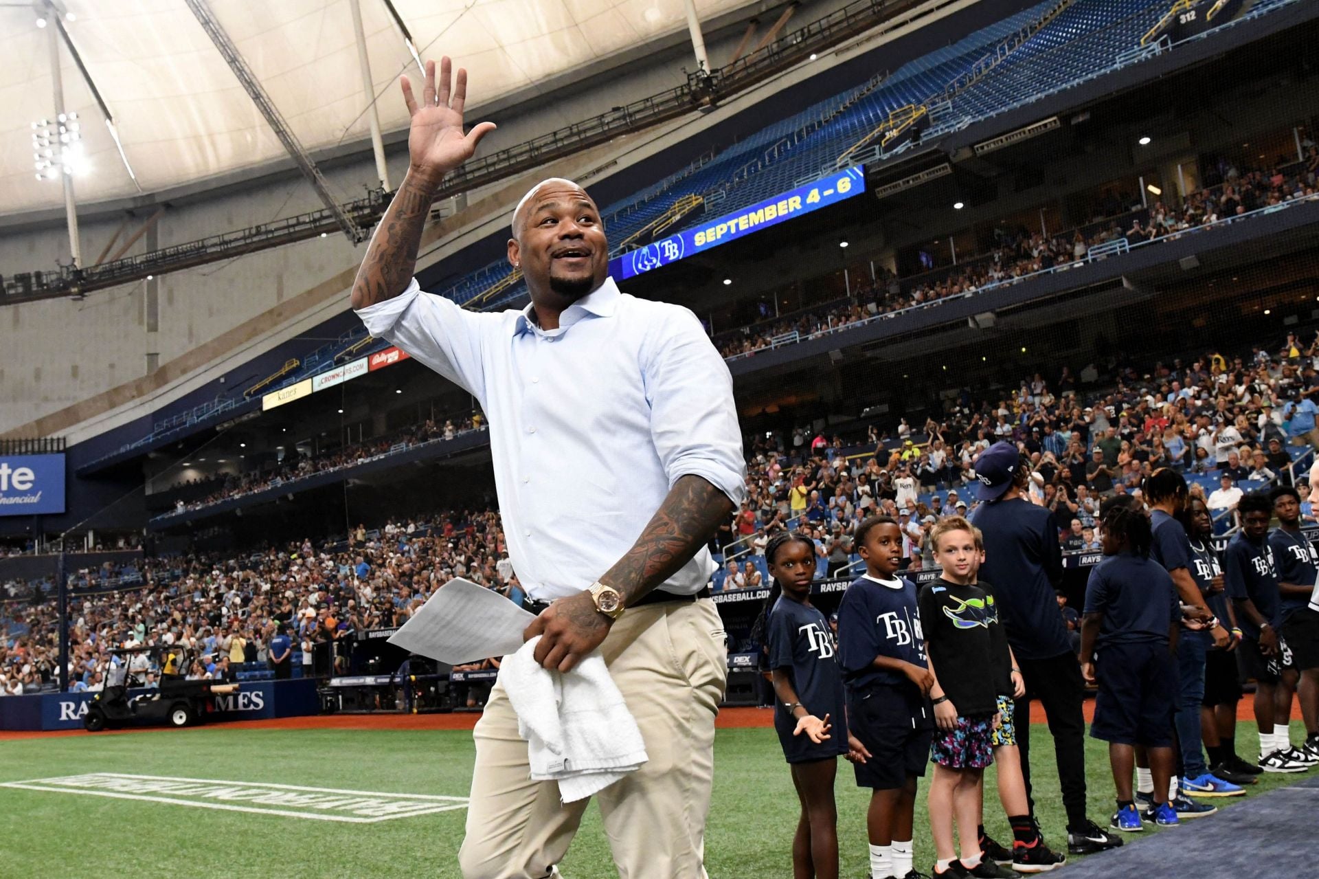 Who is Justin Crawford’s father? Meet Carl Crawford, a record executive and Tampa Bay Rays legend