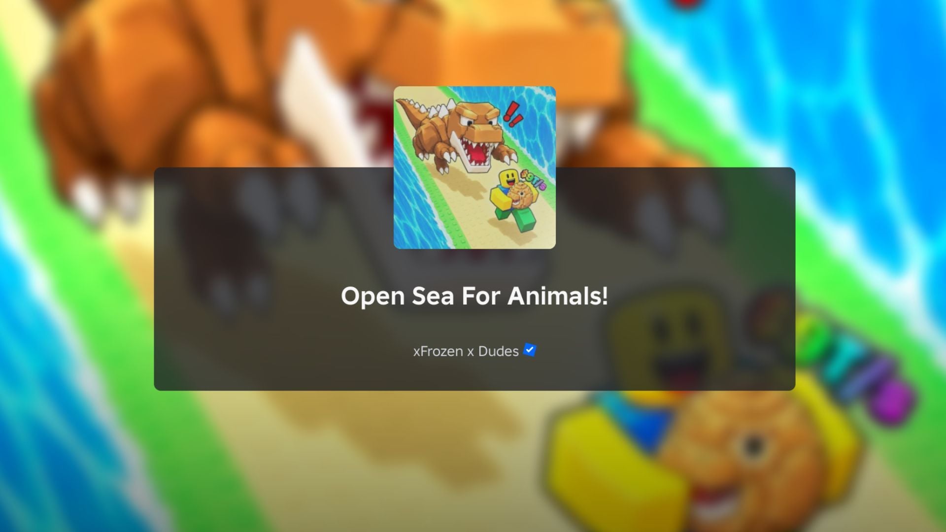 Open Sea For Animals: A beginner's guide