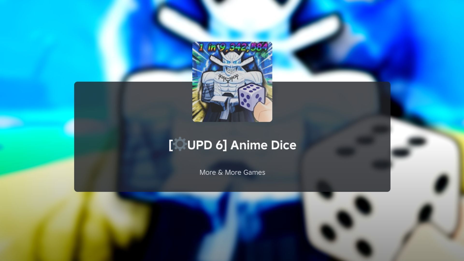 Anime Dice Update 6 patch notes